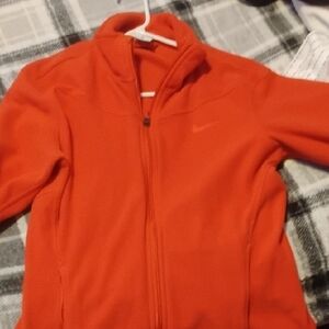 Nike Vibrant Orange Fleece Jacket